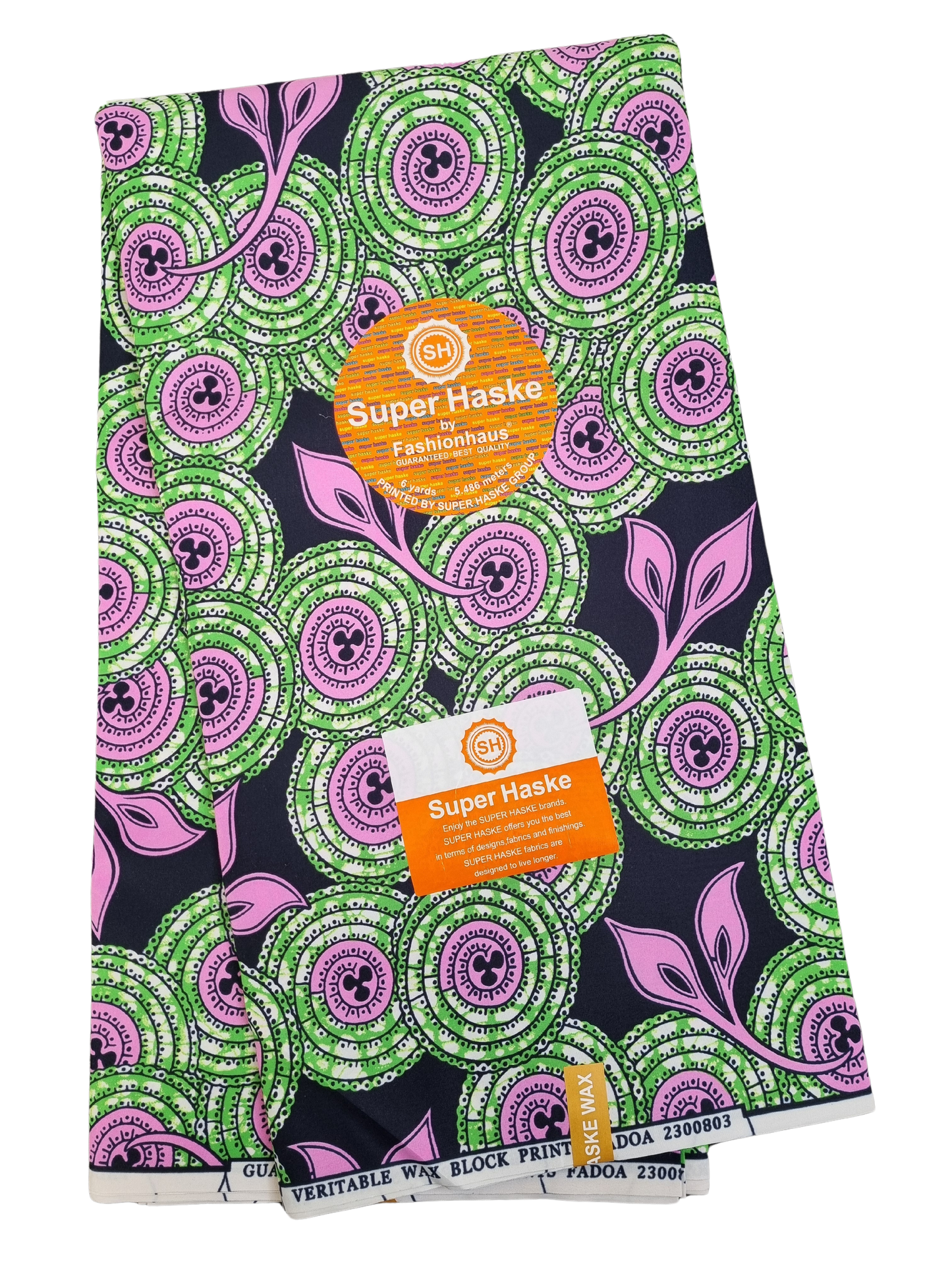 African Ankara Wax Print Fabric - Wild Fern