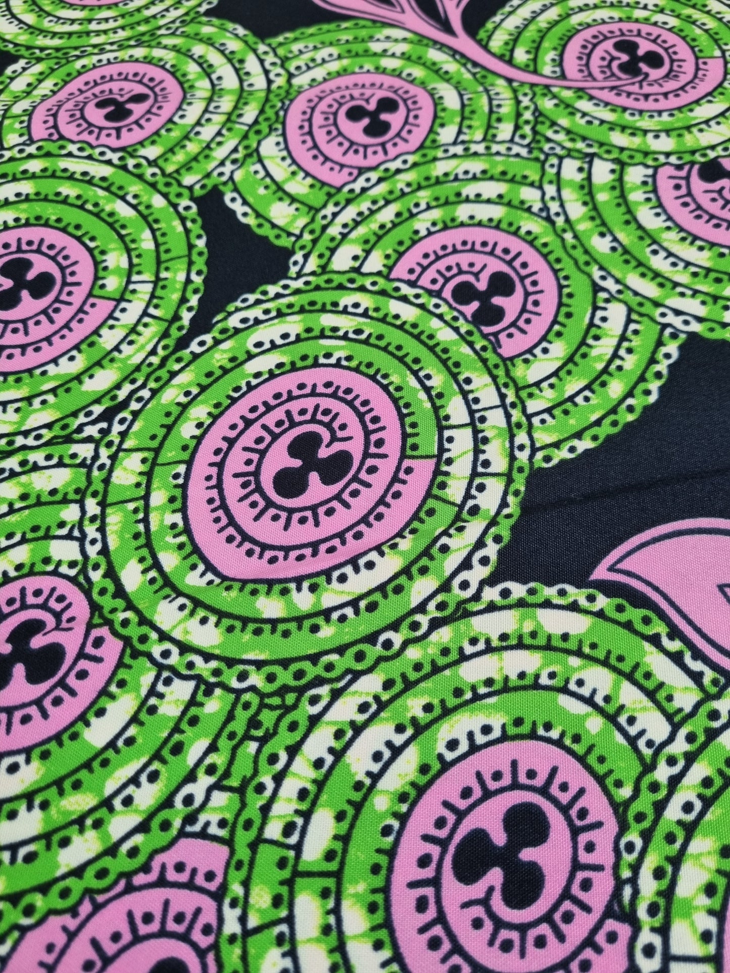 African Ankara Wax Print Fabric - Wild Fern