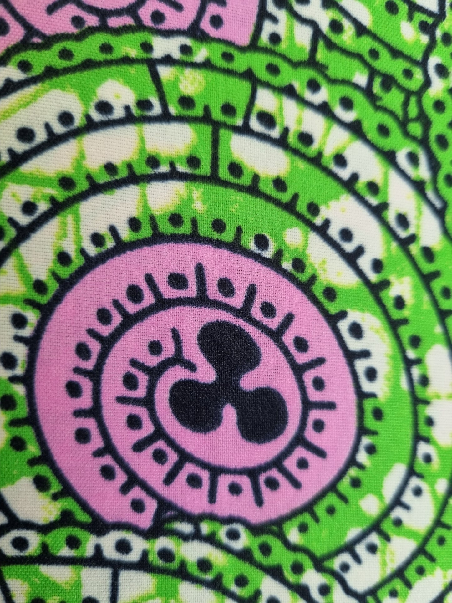 African Ankara Wax Print Fabric - Wild Fern