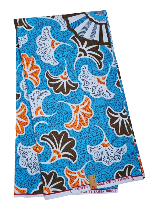 African Ankara Wax Print Fabric - Warrior's Wrap