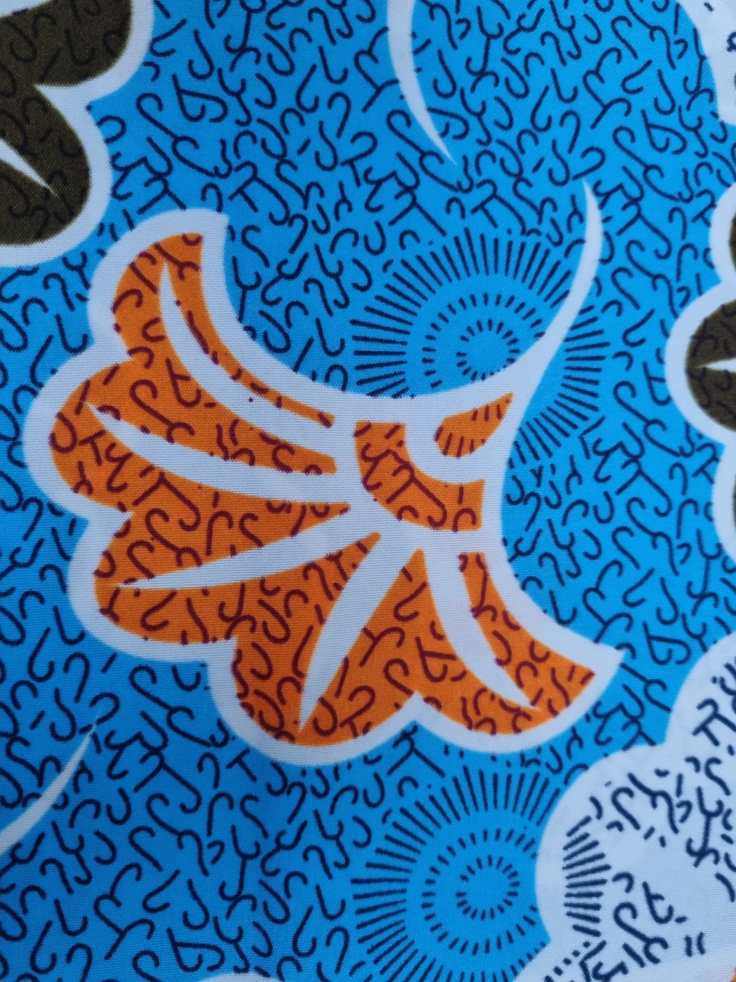 African Ankara Wax Print Fabric - Warrior's Wrap