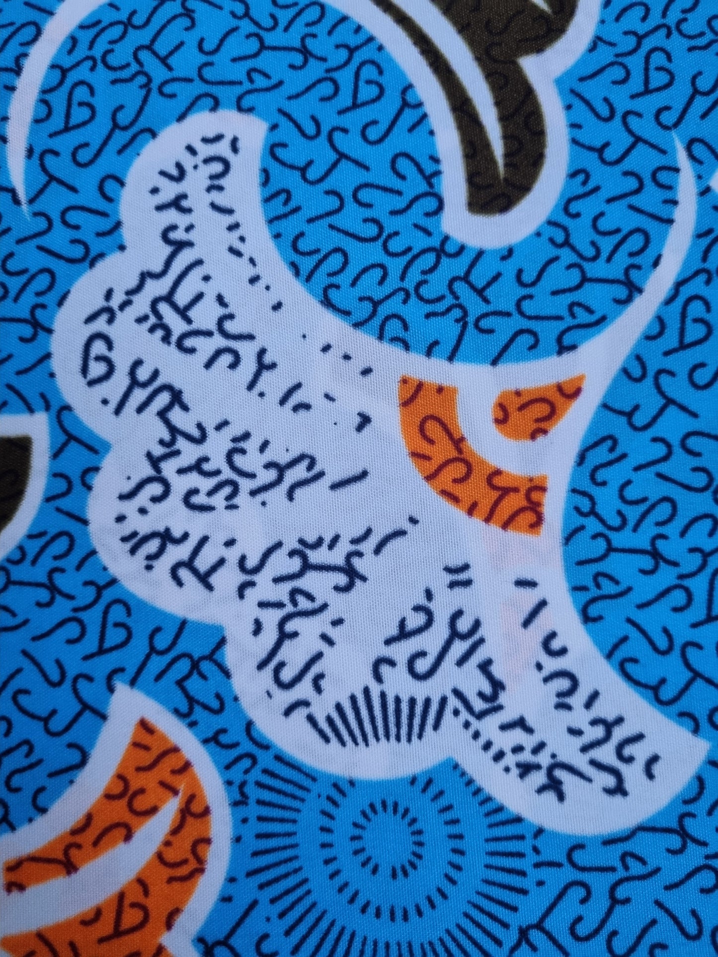 African Ankara Wax Print Fabric - Warrior's Wrap