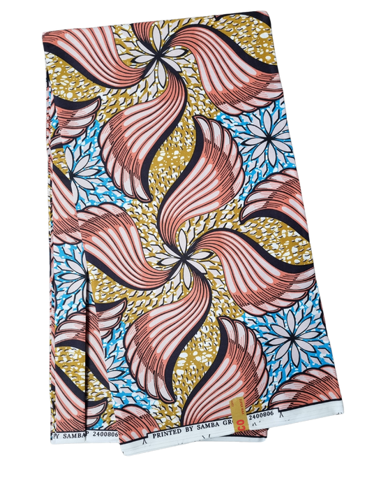 African Ankara Wax Print Fabric - Afia Belle