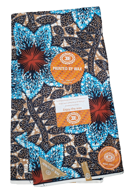 African Ankara Wax Print Fabric - Mirembe Star