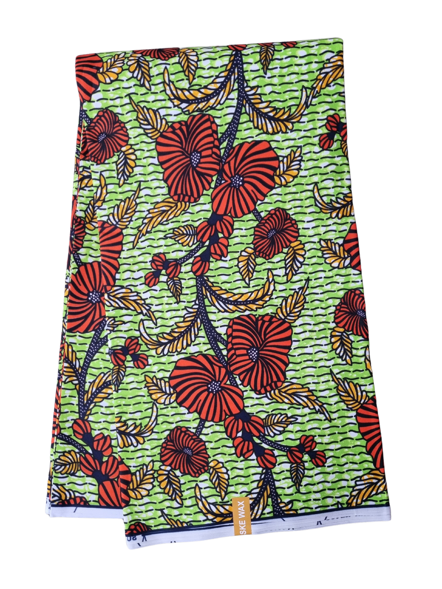 African Ankara Wax Print Fabric - Savanna Bloom