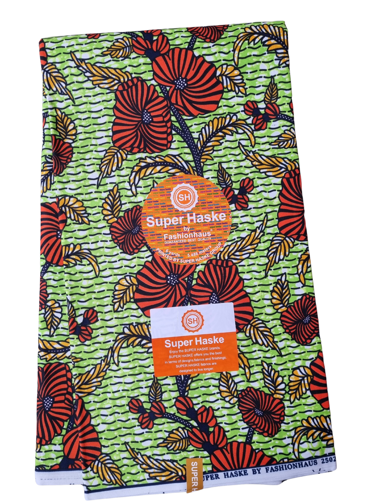 African Ankara Wax Print Fabric - Savanna Bloom