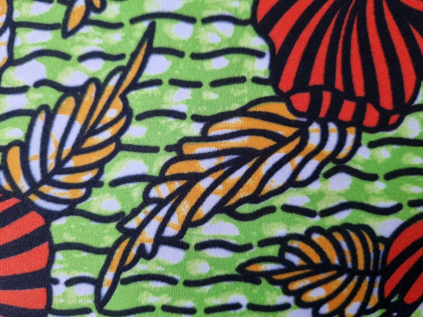 African Ankara Wax Print Fabric - Savanna Bloom
