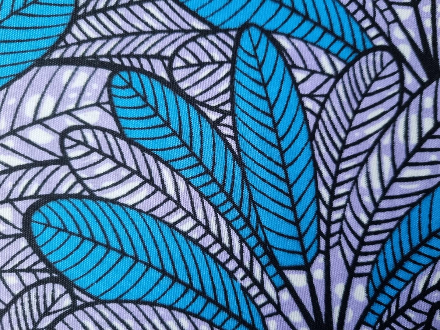 African Ankara Wax Print Fabric - Sahara Sky