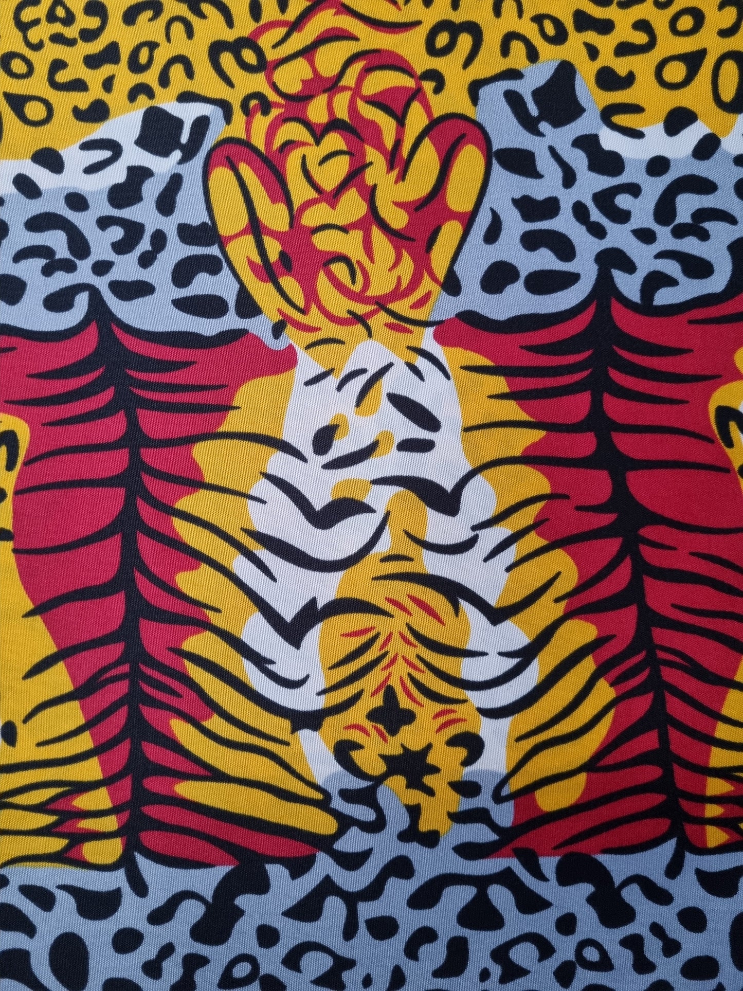 African Ankara Wax Print Fabric - Savanna Hunter