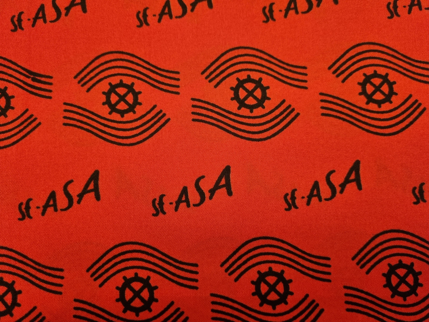 African Ankara Wax Print Fabric - Crimson Wisdom