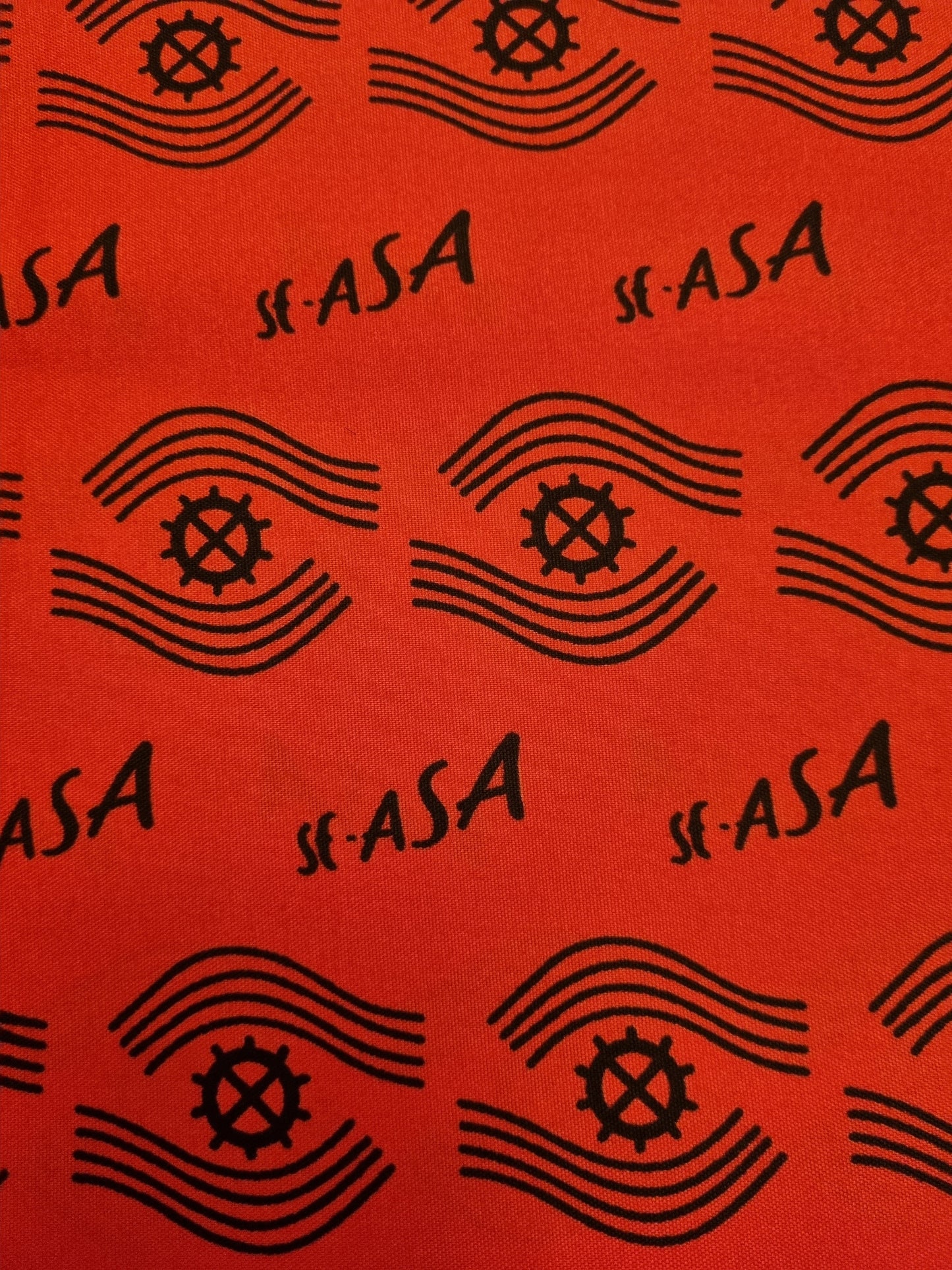 African Ankara Wax Print Fabric - Crimson Wisdom