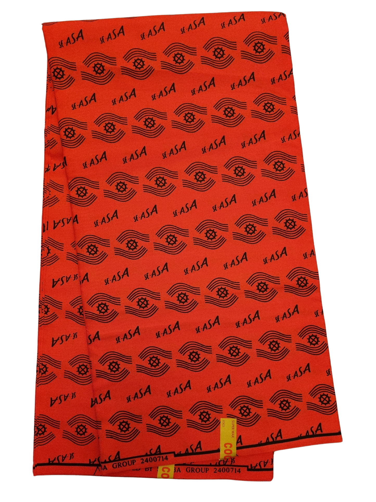 African Ankara Wax Print Fabric - Crimson Wisdom