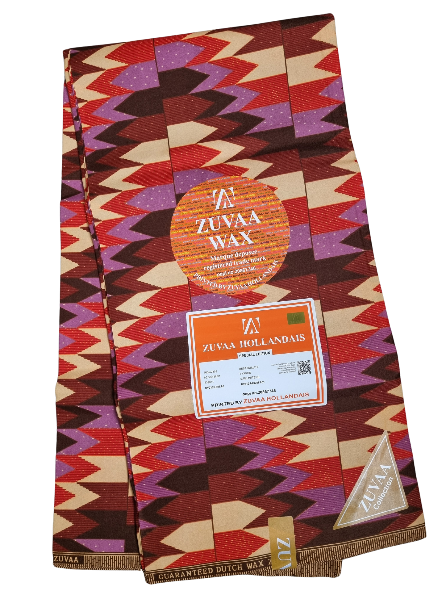 African Kente Print Fabric - Kumasi Pride