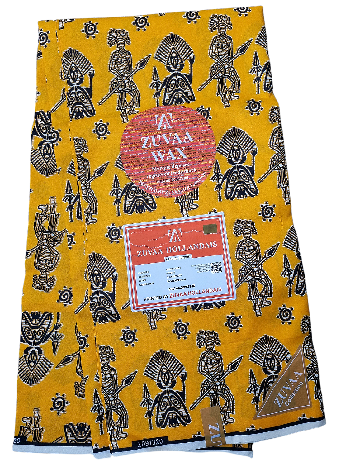 African Kente Print Fabric - Wise Wisdoms