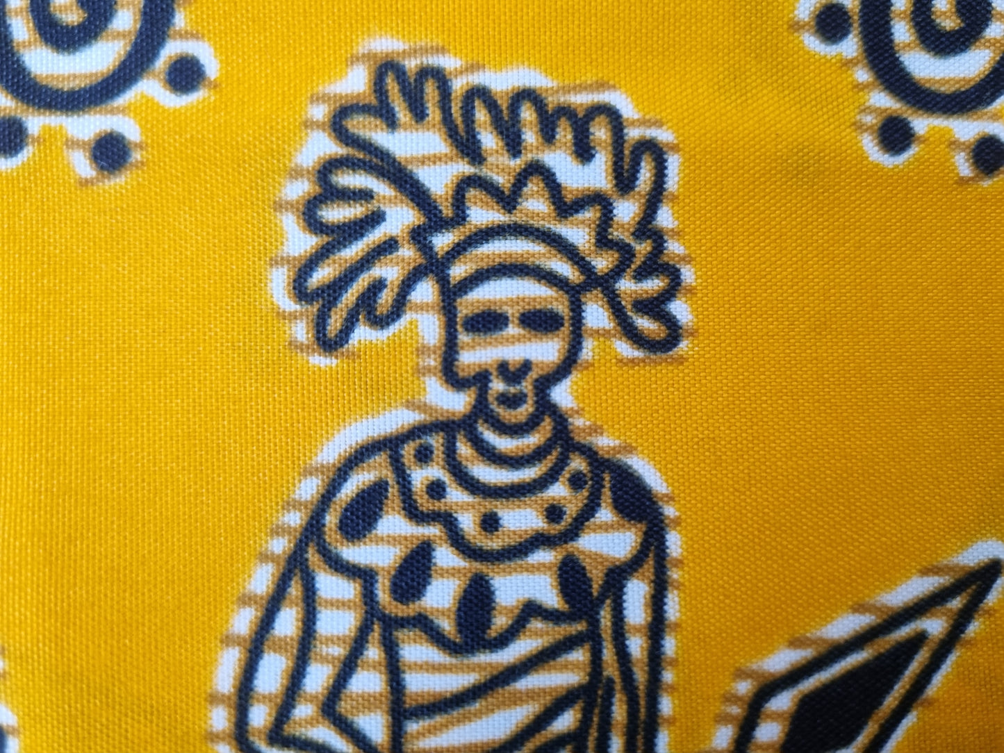 African Kente Print Fabric - Wise Wisdoms