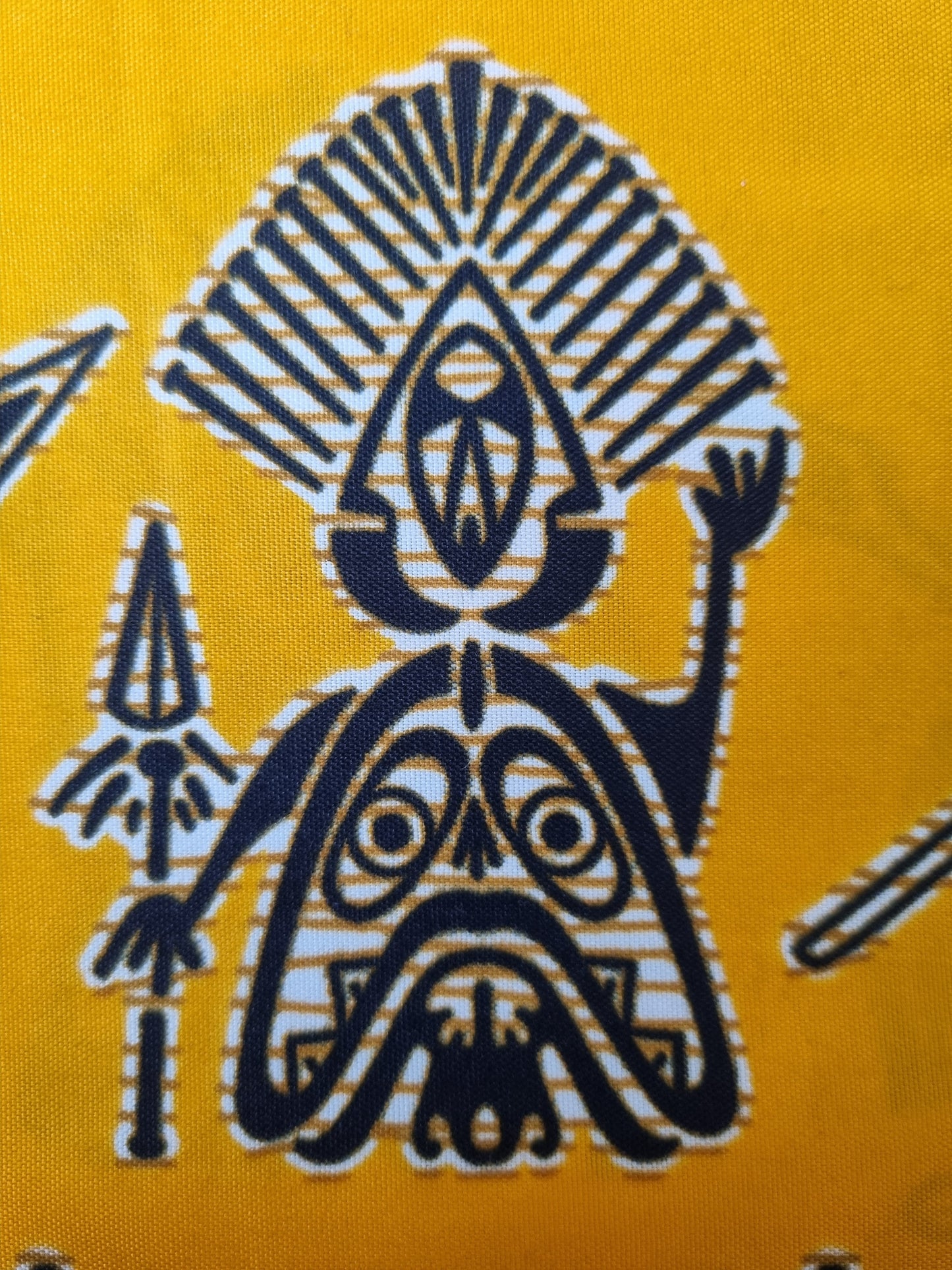 African Kente Print Fabric - Wise Wisdoms