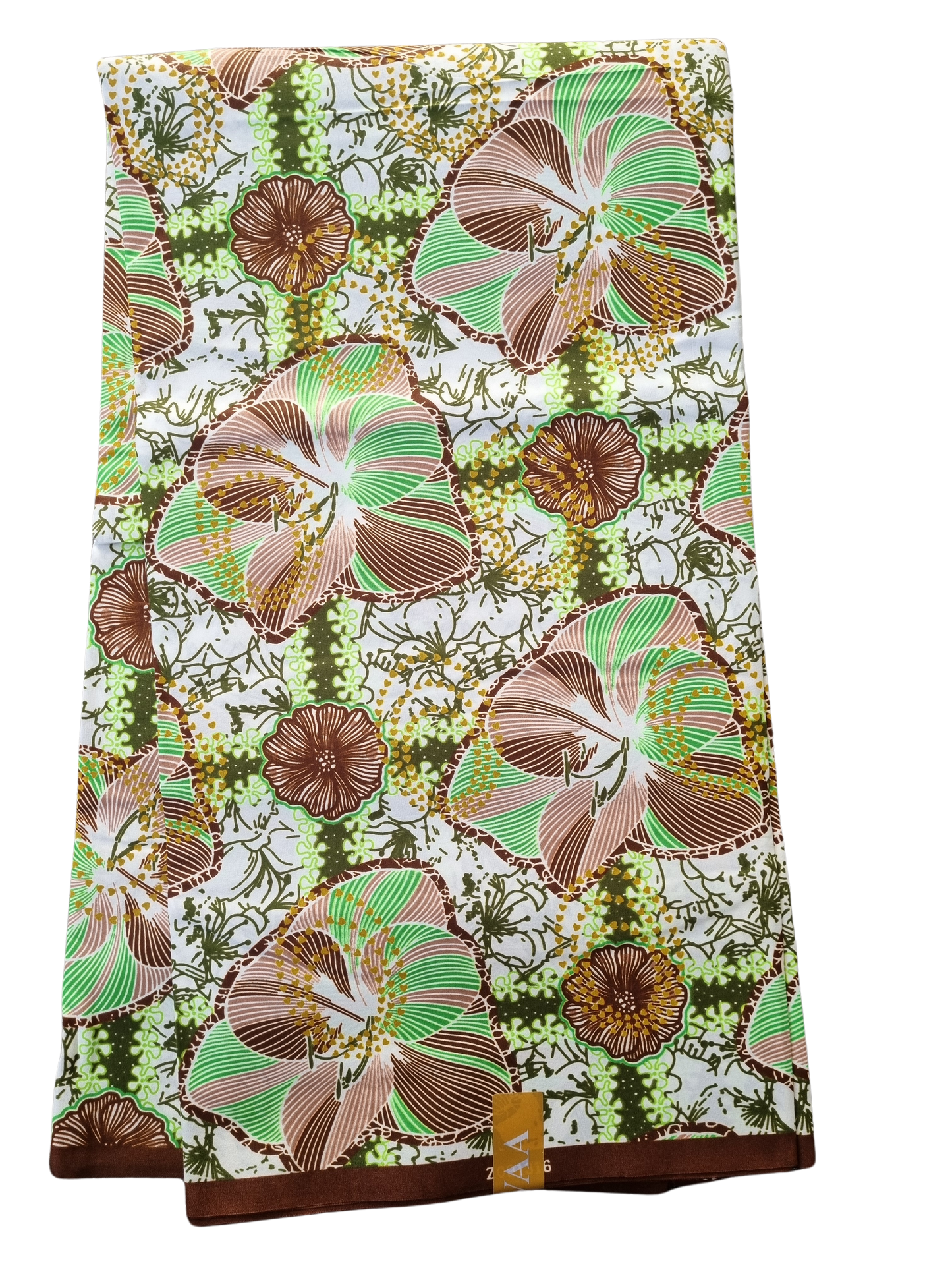 African Ankara Wax Print Fabric - Savanna Petals