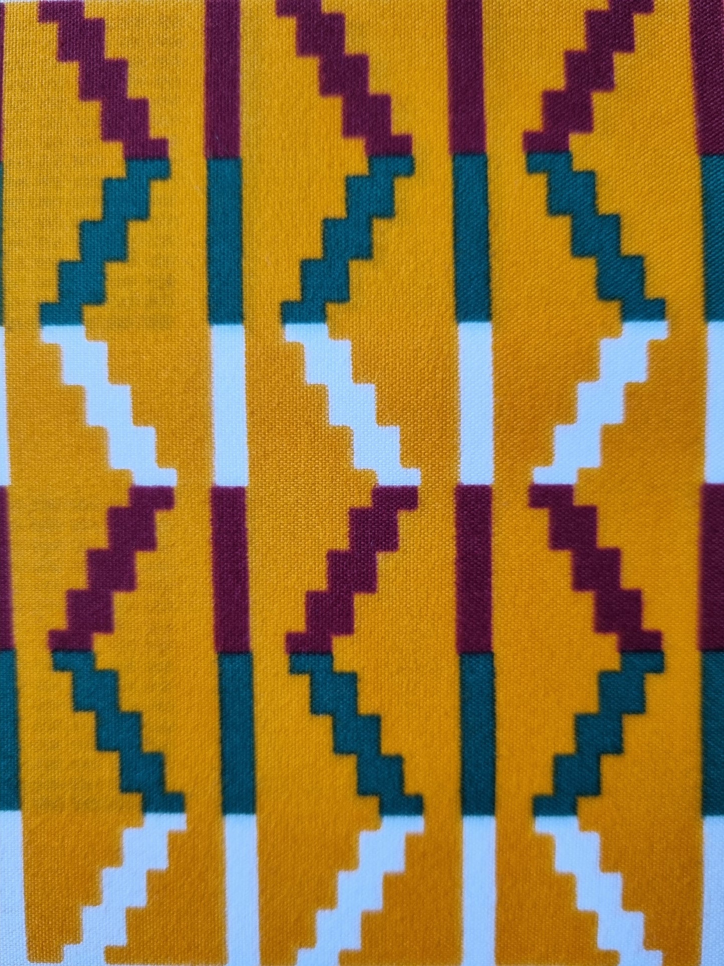 African Ankara Wax Print Fabric - Golden Grace