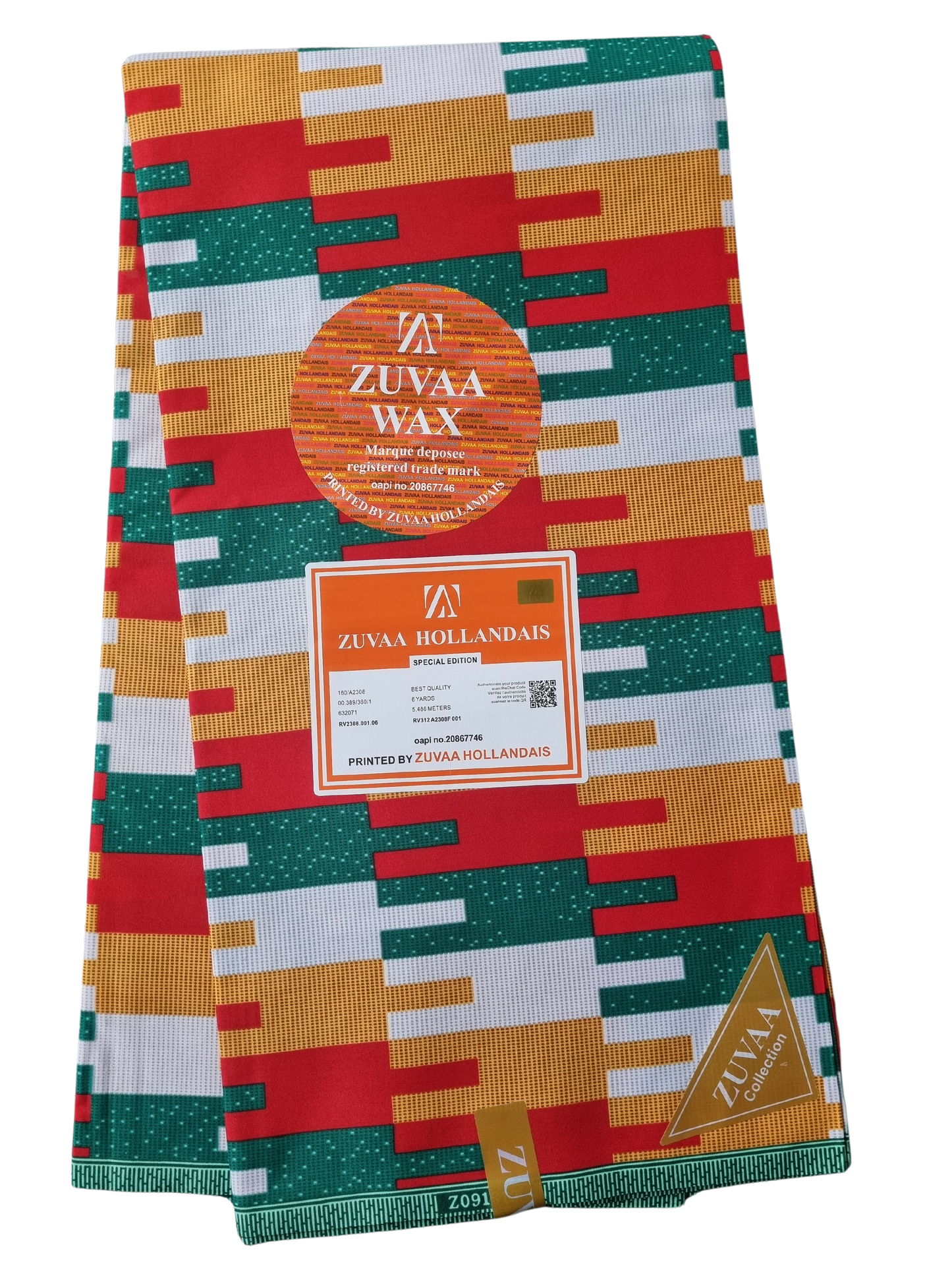 African Kente Wax Print Fabric - Empress Weave
