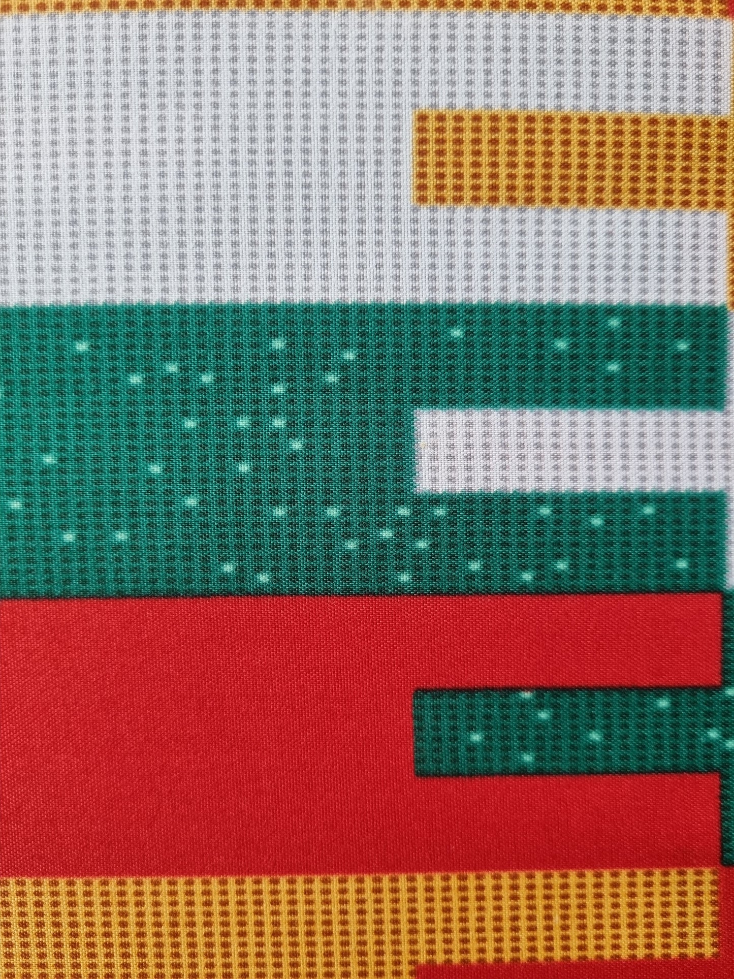African Kente Wax Print Fabric - Empress Weave