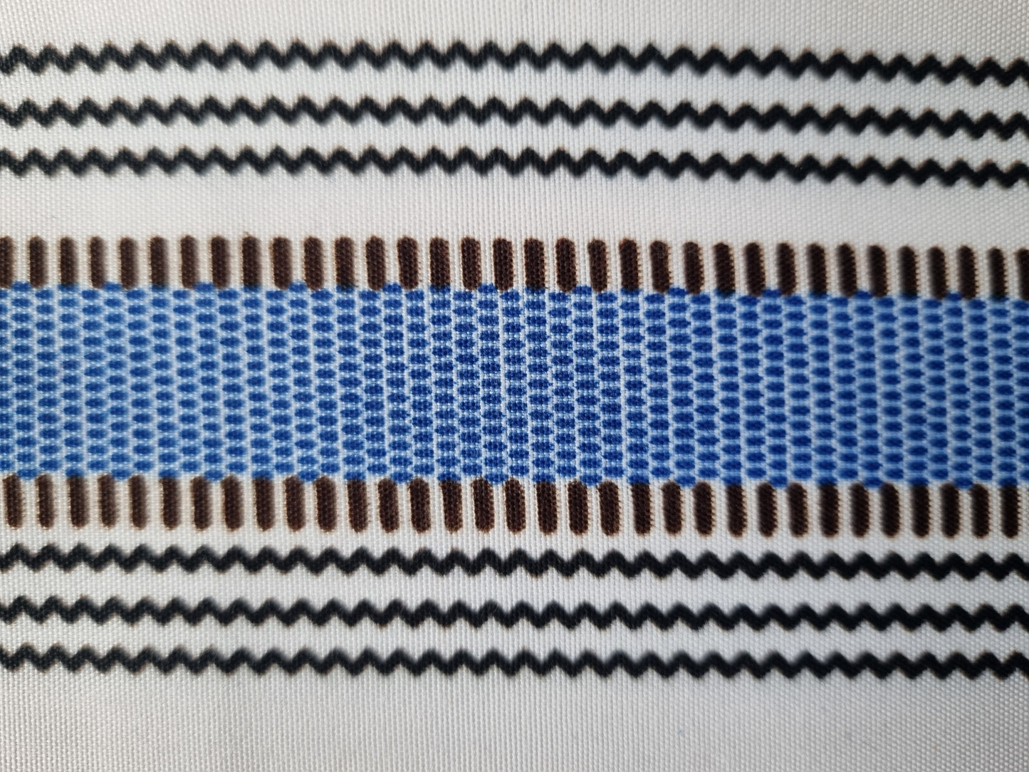 African Ankara Wax Print Fabric - Safira Stripes