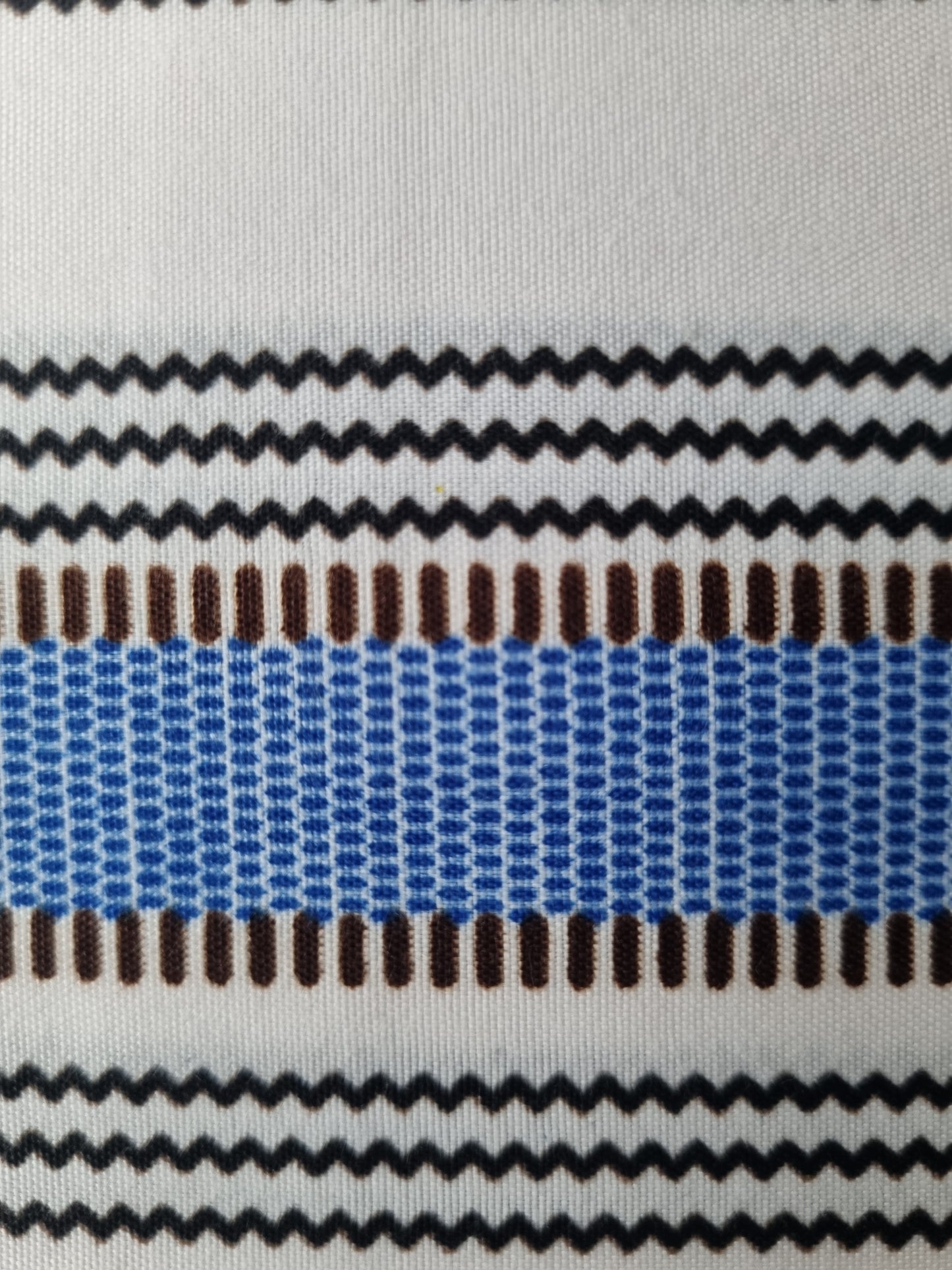 African Ankara Wax Print Fabric - Safira Stripes