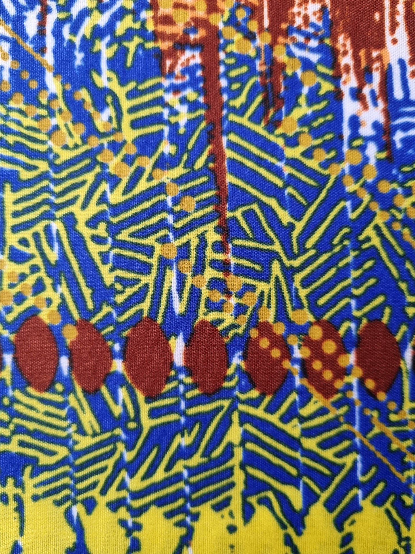 African Kente Wax Print Fabric - Eden Kente