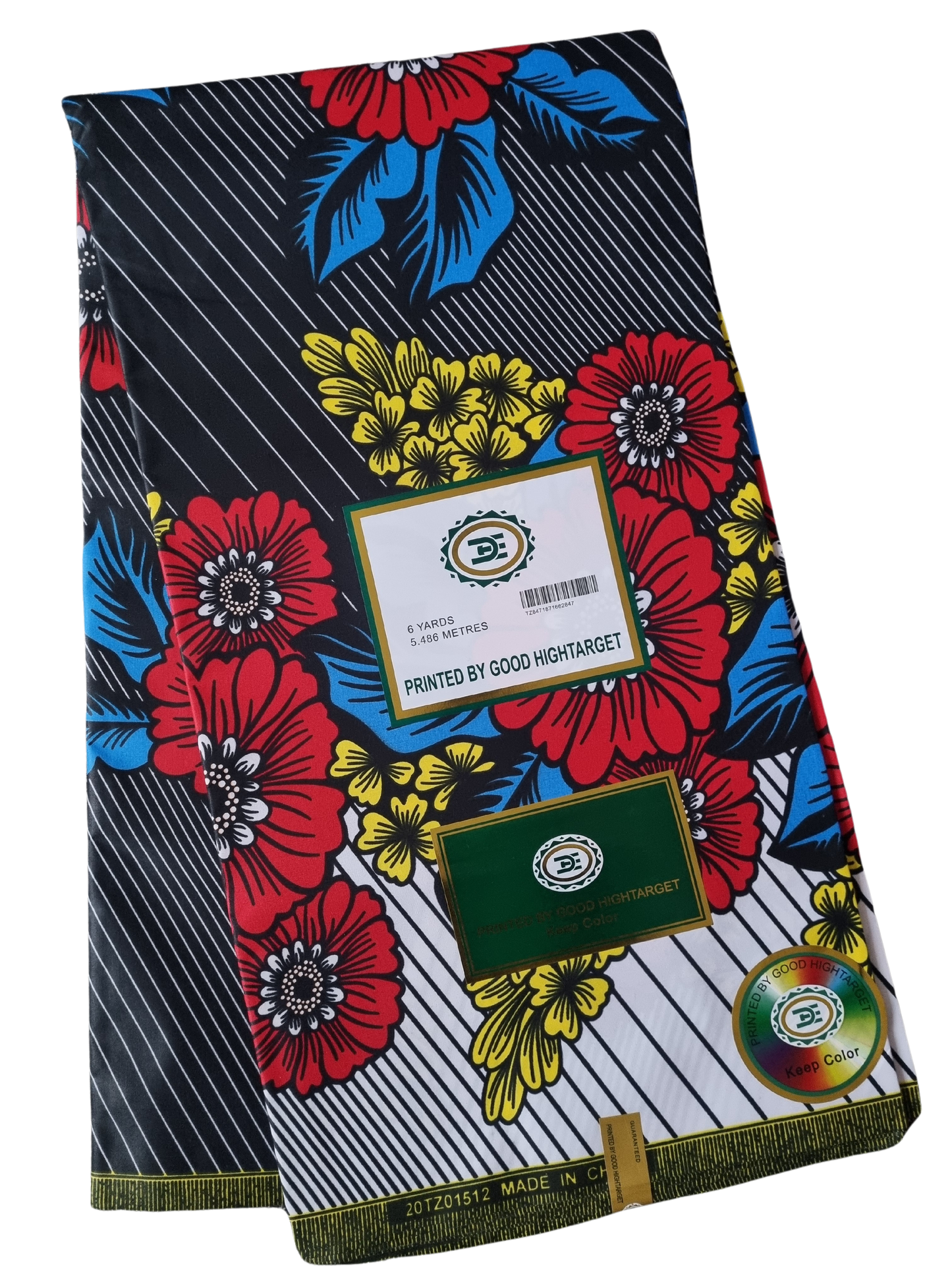 African Ankara Wax Print Fabric - Oni Blossom