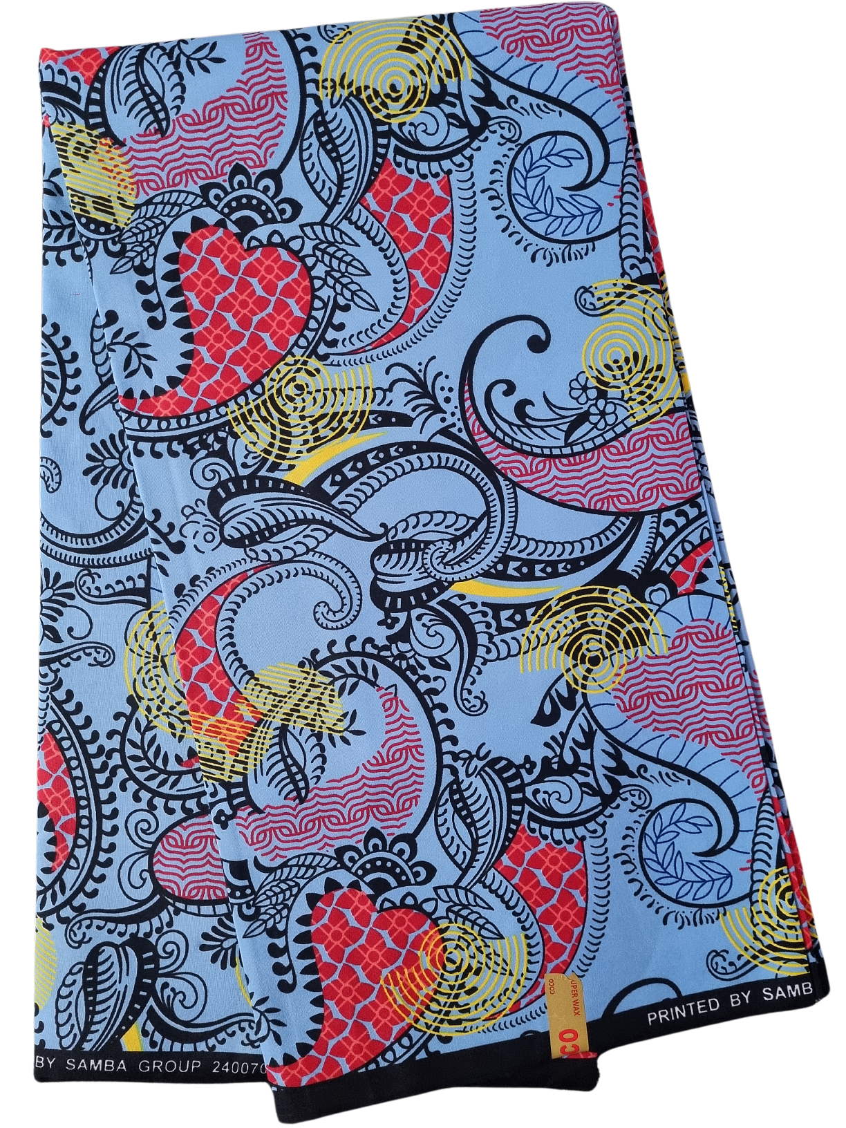 African Ankara Wax Print Fabric - Sanura Gleam