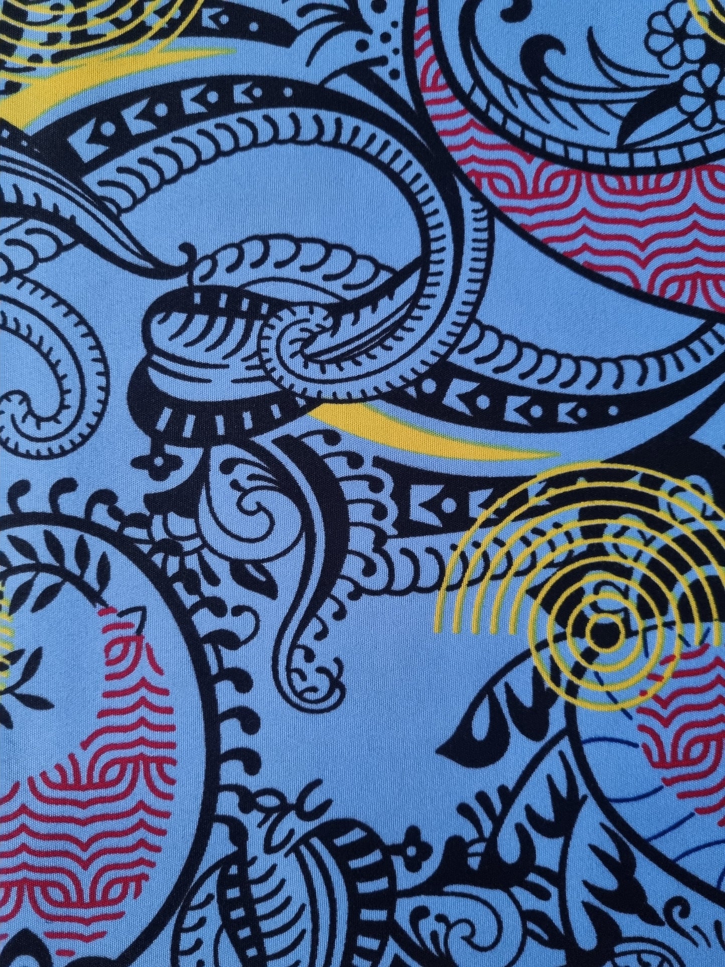 African Ankara Wax Print Fabric - Sanura Gleam