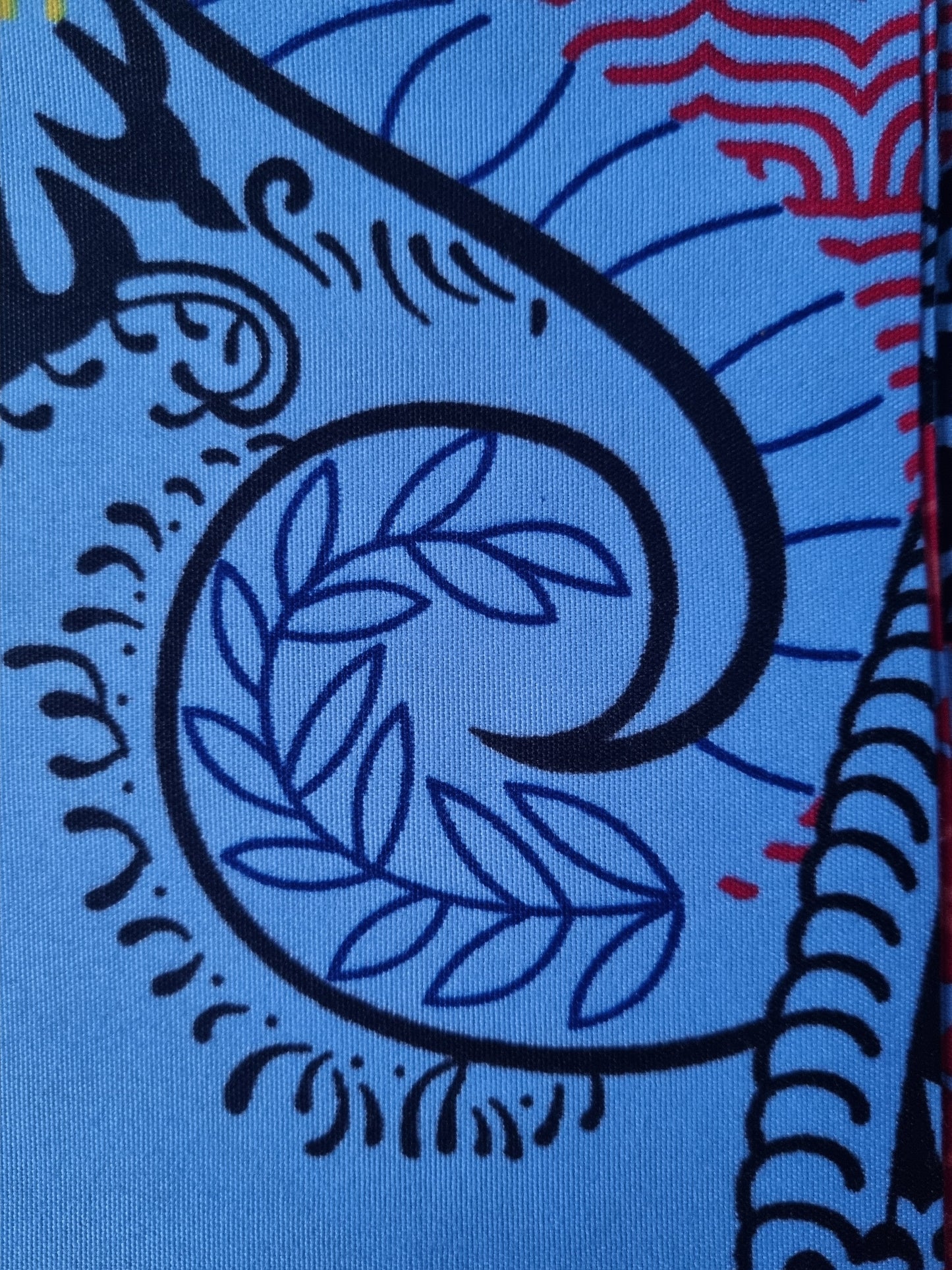African Ankara Wax Print Fabric - Sanura Gleam