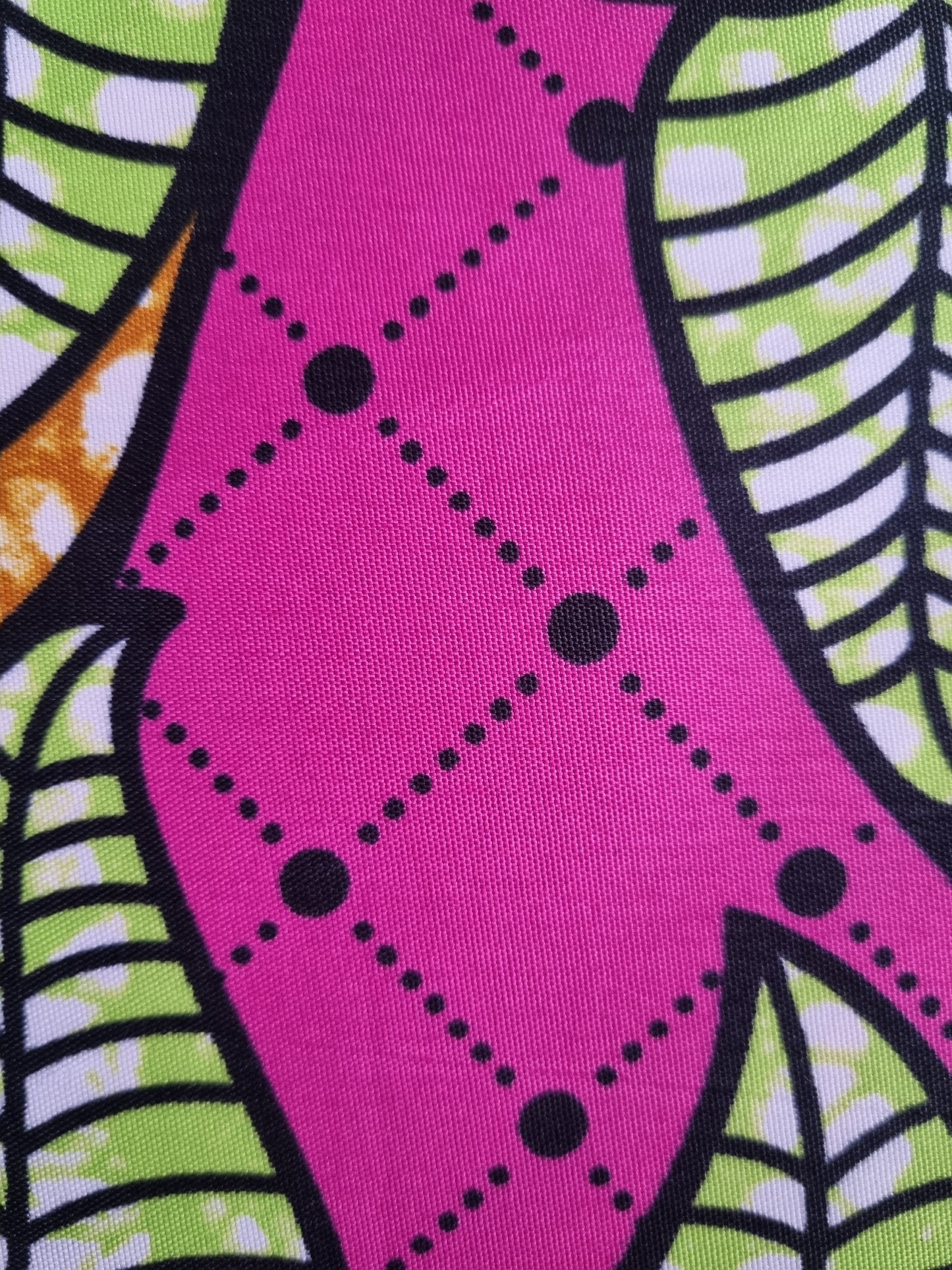 African Ankara Wax Print Fabric - Plumberry Delight