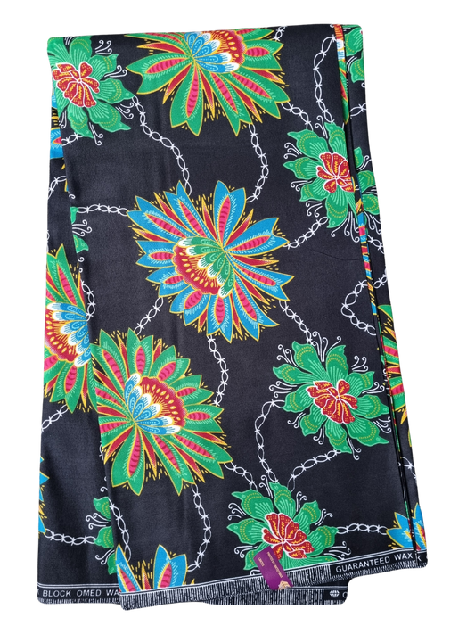 African Ankara Wax Print Fabric - Congo Beat