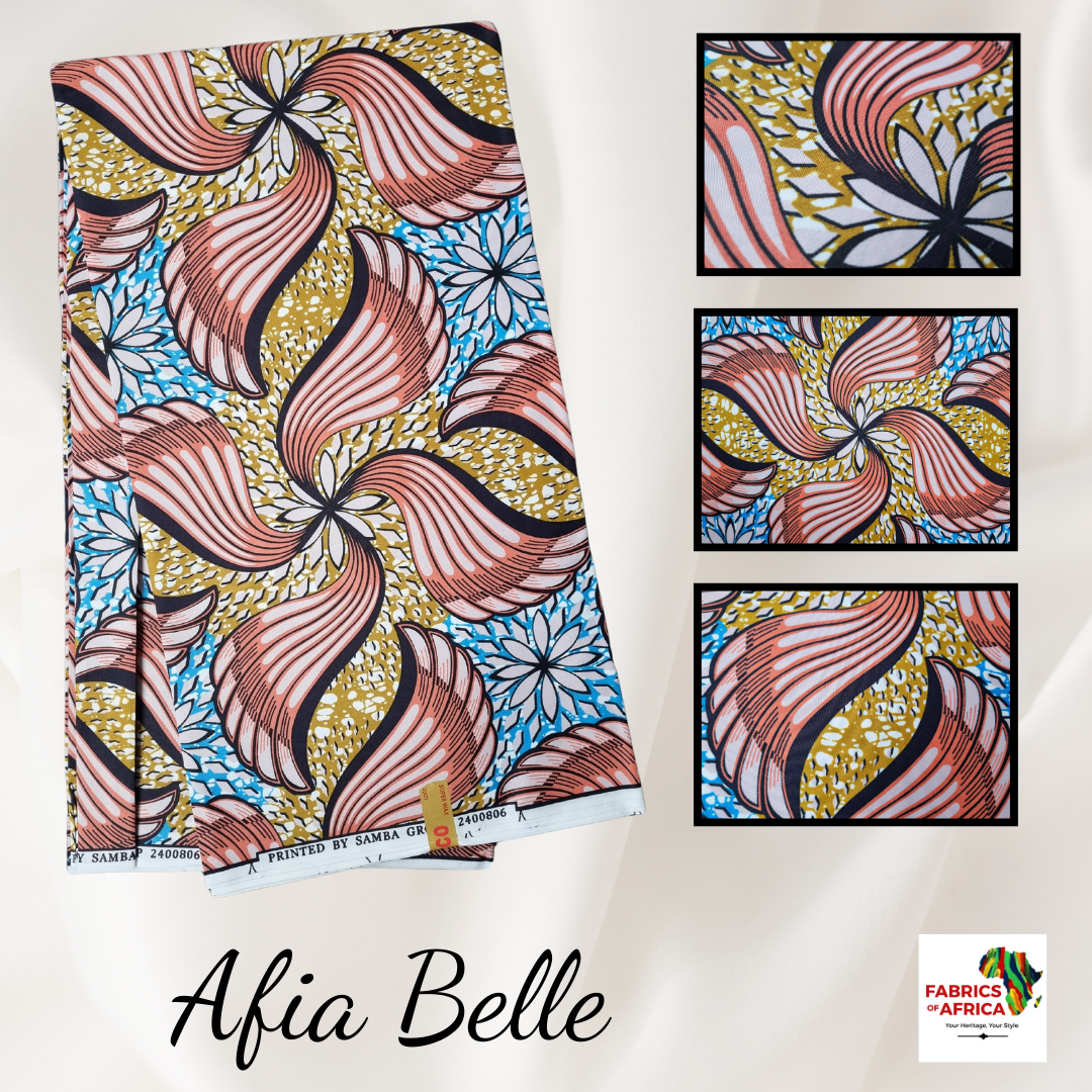 African Ankara Wax Print Fabric - Afia Belle