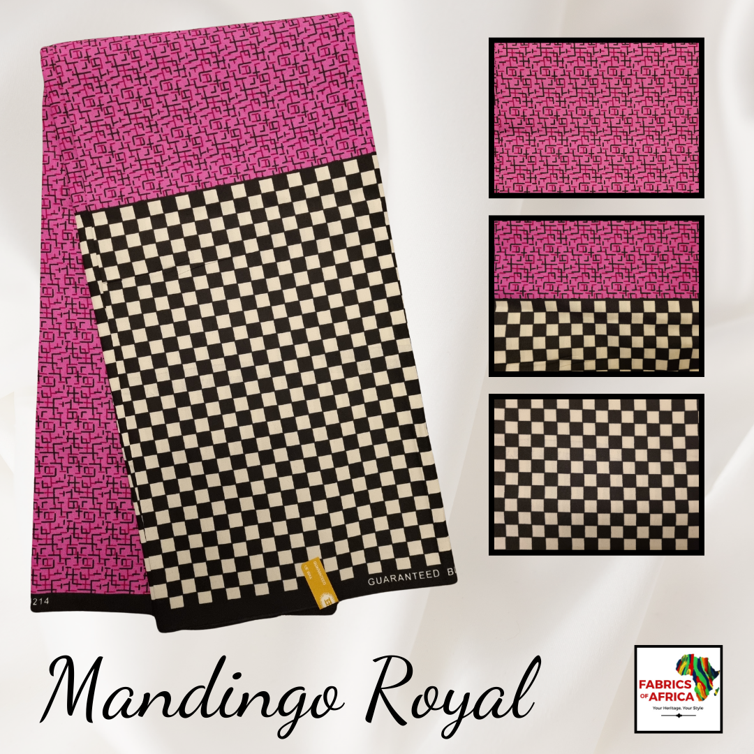 African Ankara Wax Print Fabric - Mandingo Royal