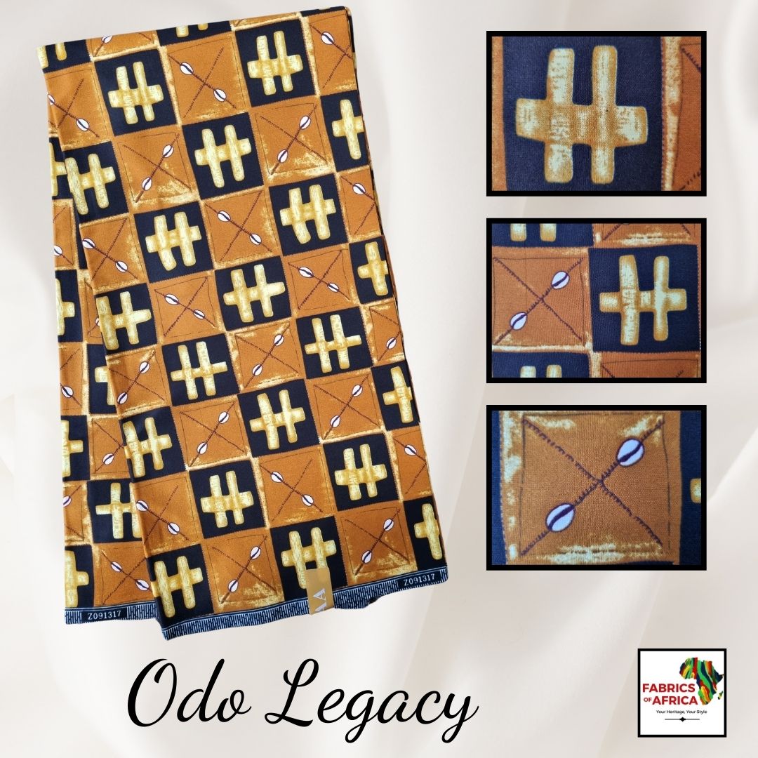 African Kente Wax Print Fabric - Odo Legacy