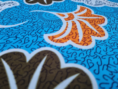 African Ankara Wax Print Fabric - Warrior's Wrap