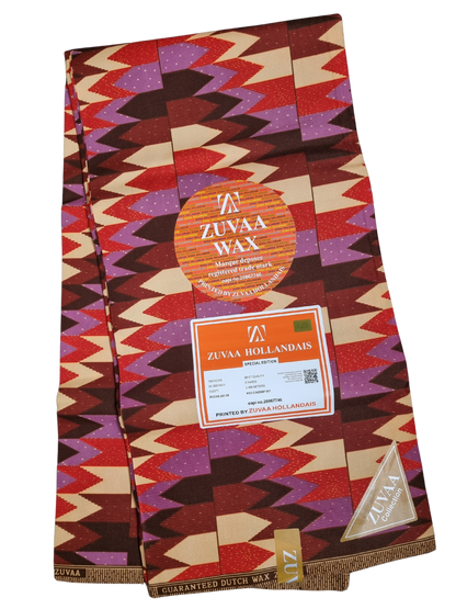 African Kente Print Fabric - Kumasi Pride