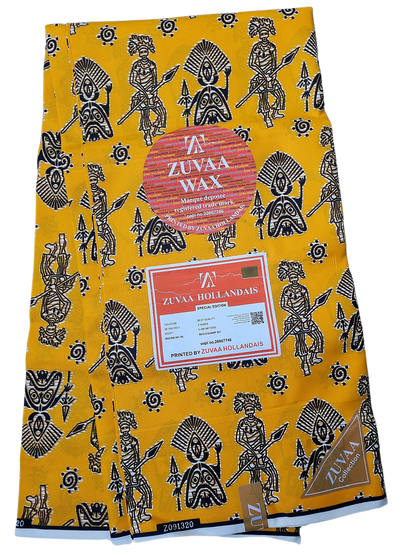 African Kente Print Fabric - Wise Wisdoms