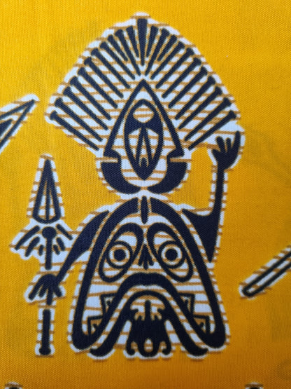 African Kente Print Fabric - Wise Wisdoms