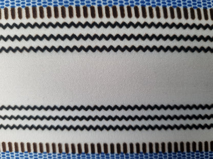 African Ankara Wax Print Fabric - Safira Stripes