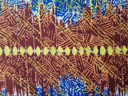 African Kente Wax Print Fabric - Eden Kente