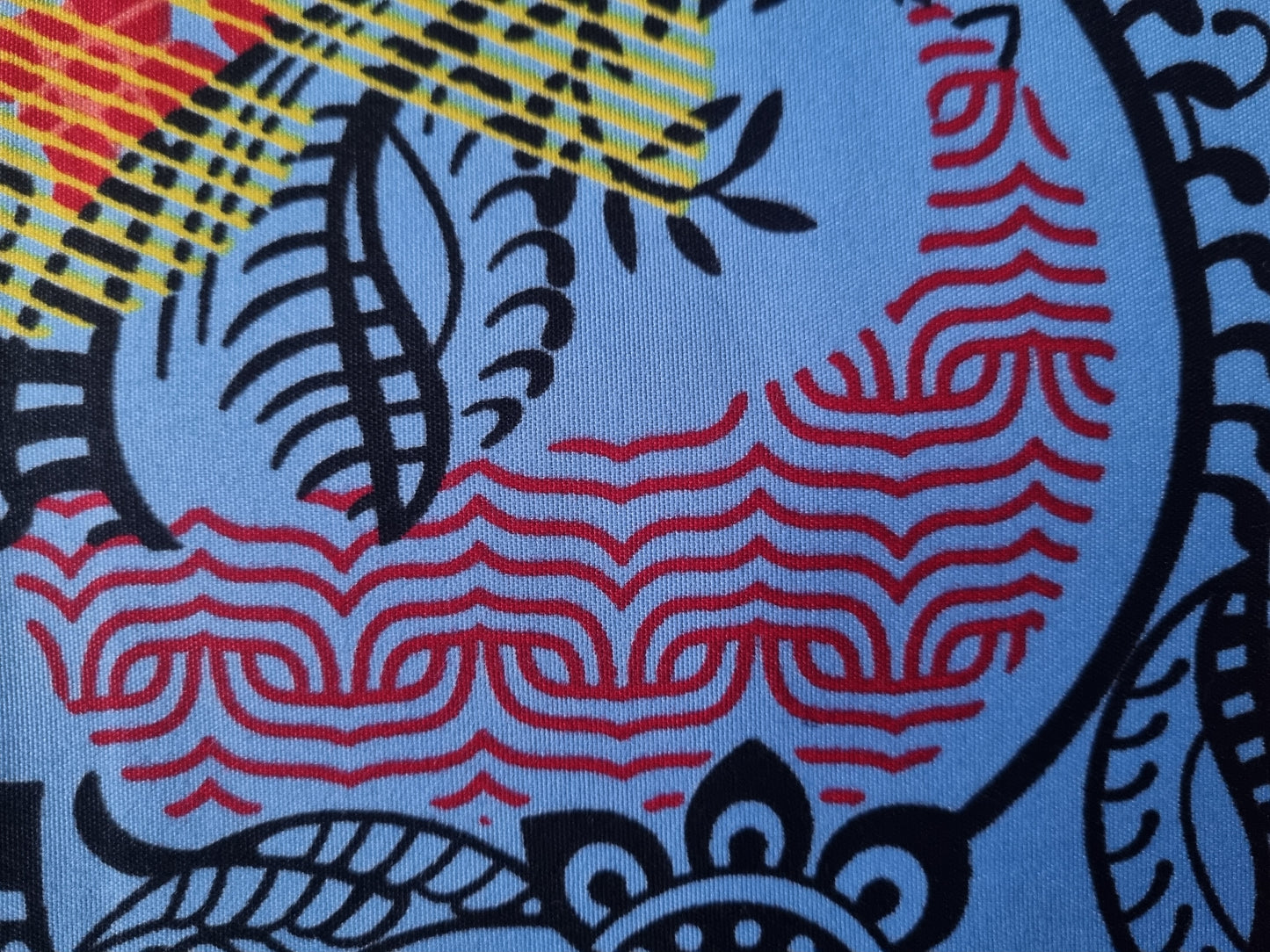 African Ankara Wax Print Fabric - Sanura Gleam