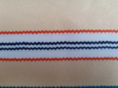 African Ankara Wax Print Fabric - Obaako Stripes