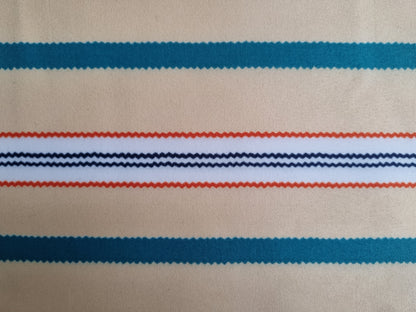 African Ankara Wax Print Fabric - Obaako Stripes