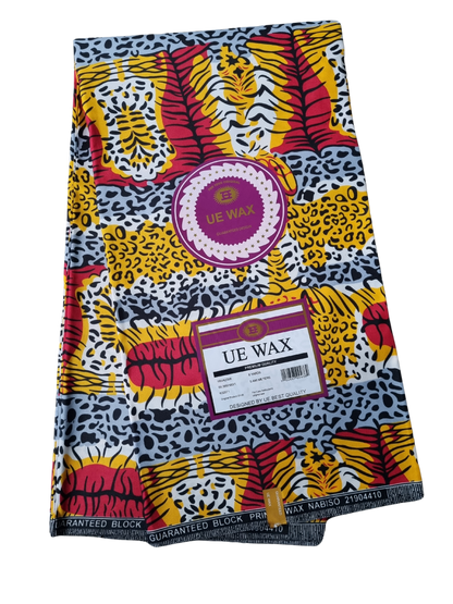 African Ankara Wax Print Fabric - Savanna Hunter