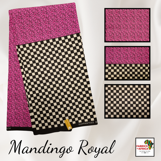 African Ankara Wax Print Fabric - Mandingo Royal