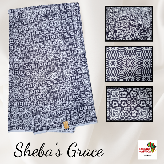 African Ankara Wax Print Fabric - Sheba's Grace