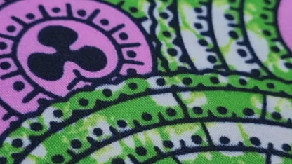 African Ankara Wax Print Fabric - Wild Fern