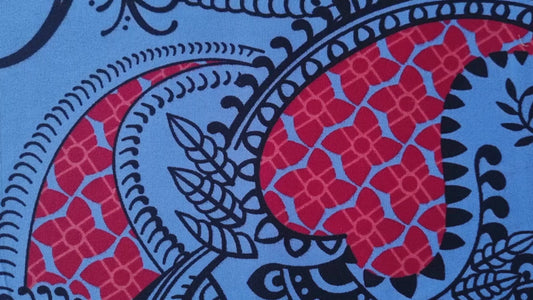 African Ankara Wax Print Fabric - Sanura Gleam